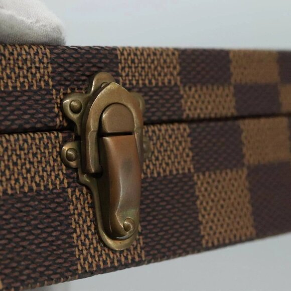 LOUIS VUITTON Damier Ebene Watch case Accessory Case LV - Picture 8 of 15
